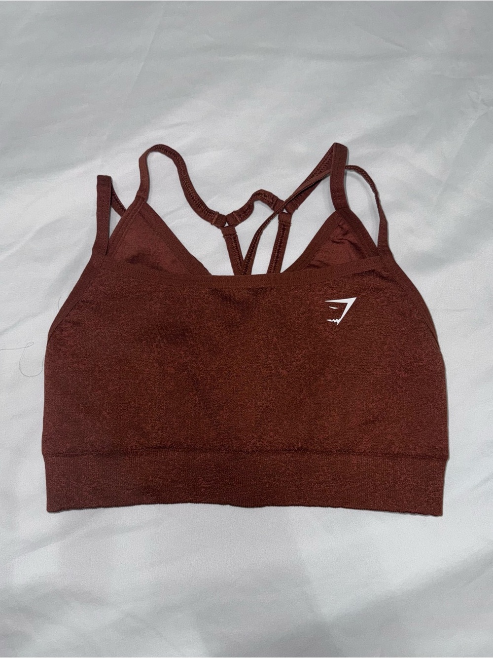 Gymshark Women's Dark Burgundy Strappy Sports Bra